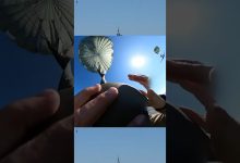 Parachuting into NORMANDY for D-DAY 80TH ANNIVERSARY #ww2 #normandy #parachute #shorts #military