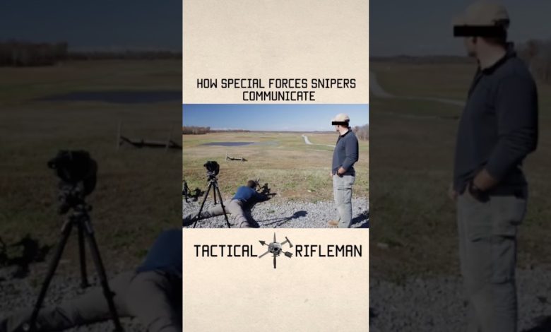 How Special Forces snipers communicate. #sniper #tacticalrifleman #reel