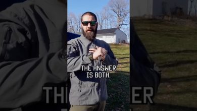 KNIFE FIGHTING? Forward vs. Reverse Grip #knife #selfdefense #shorts #tacticalrifleman #knives