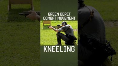 Green Beret Combat Movement: Kneeling #specialforces #shorts #military
