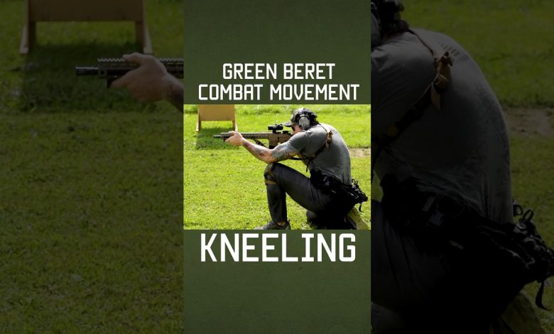 Green Beret Combat Movement: Kneeling #specialforces #shorts #military