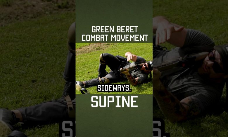 Green Beret Combat Movement: Supine #greenberet #specialforces #shorts #military