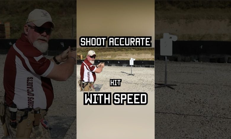 How to shoot accurately with speed #pistol #shorts #military #tips #lawenforcement