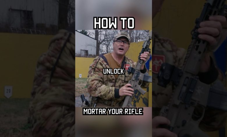 How to Mortar Your Rifle! #shorts #howto #military