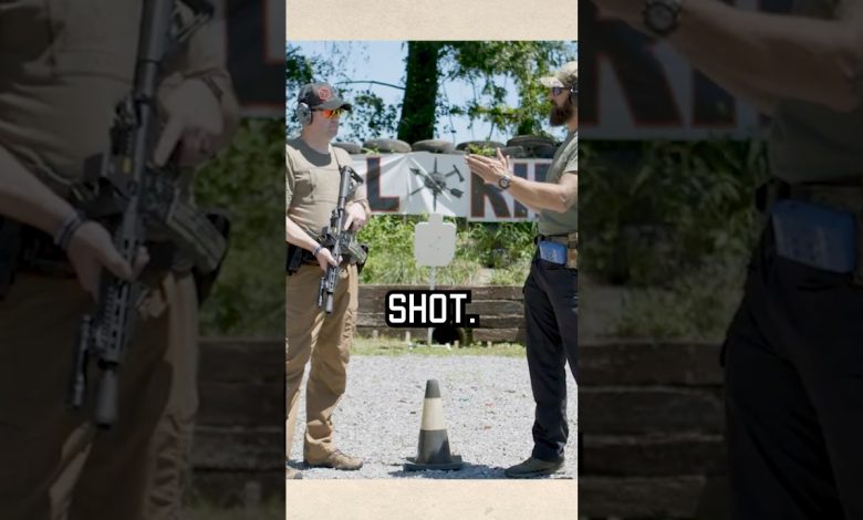 Practicing controlled pairs! #shorts #lawenforcement #military