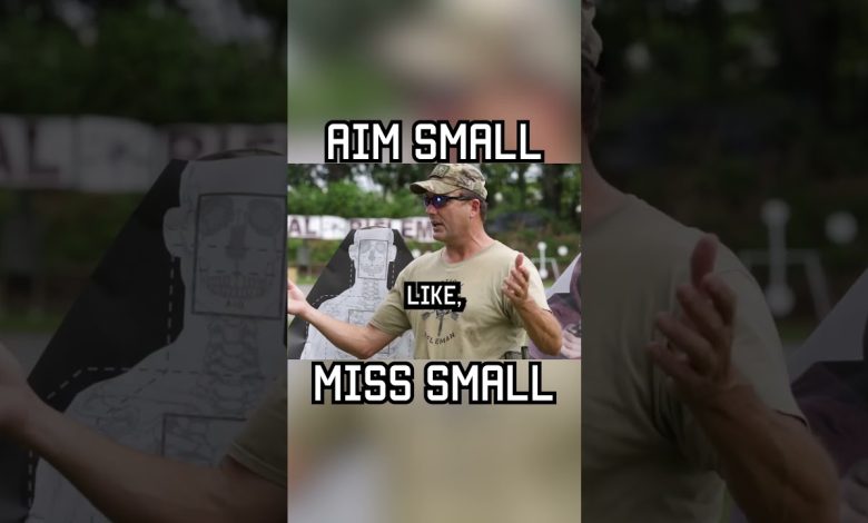 Green Beret tip: Aim Small, Miss Small #shorts #military #specialforces