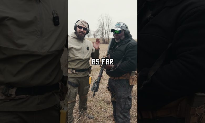 Is there a correct way to hold your rifle? #shorts #military