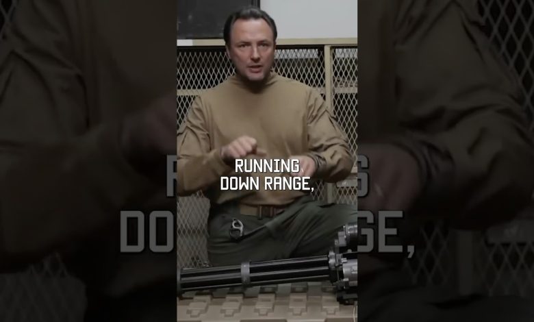 Ever shot a minigun? #military #army #shorts