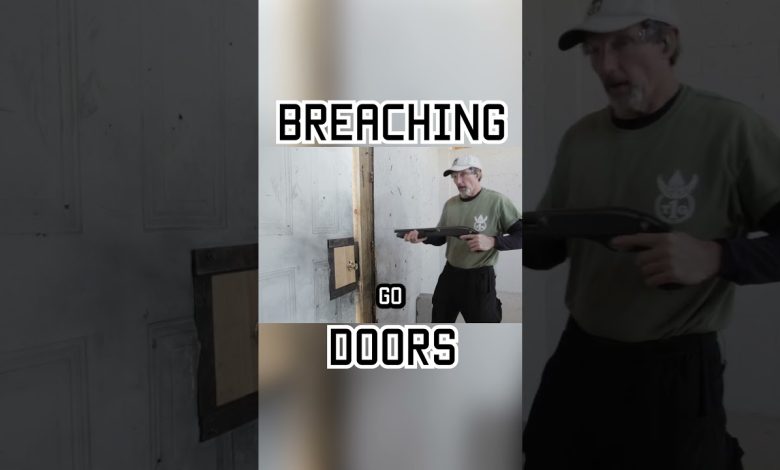 How to Breach a Door with a shotgun #shorts #tips