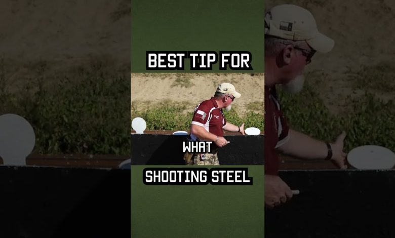 Watch this to get better at PISTOL STEEL SHOOTING #shorts #tips