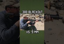 .300 Blackout vs. 9 mm #shorts #military