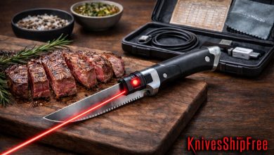 Tricked Out Steak Knife Brings Tacticool to the Kitchen Table