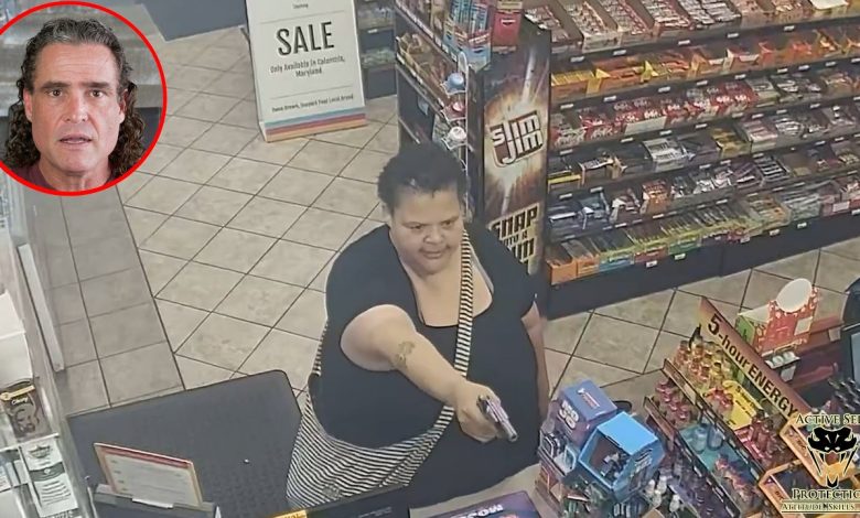 Atypical Armed Robber Shows Clerk She Means Business