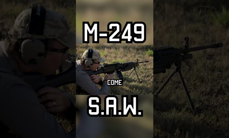 The M-249 S.A.W. is badass #shorts #m249 #military #specialforces #army