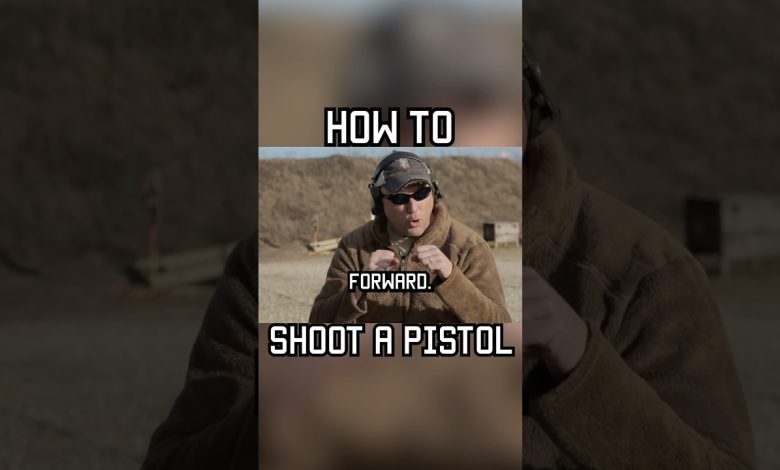 The basics of pistol shooting #tips #shorts #military