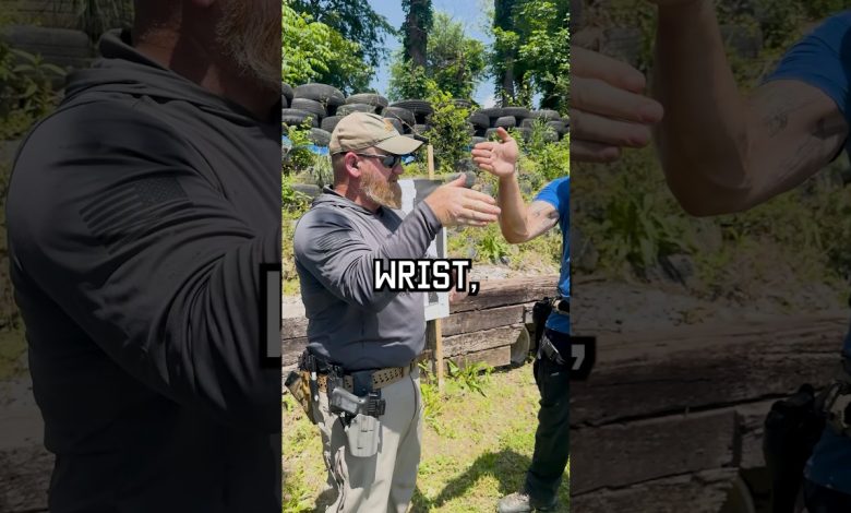 Hold your pistol better #shorts #tip #military #lawenforcement