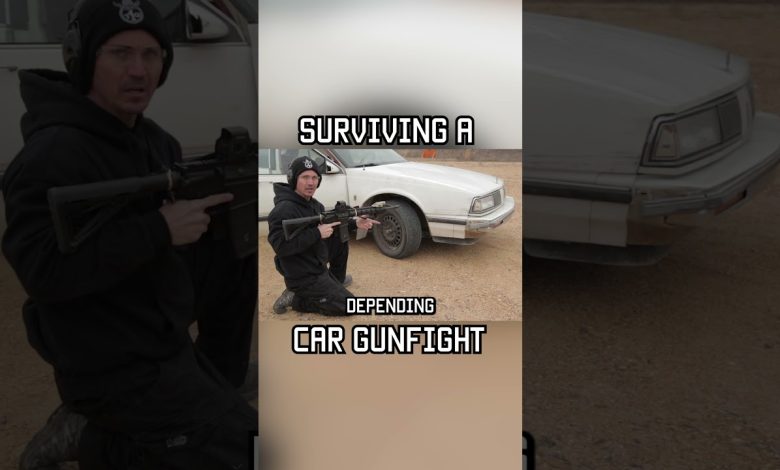 Surviving a Car Gunfight for Dummies #car #shorts #military #specialforces