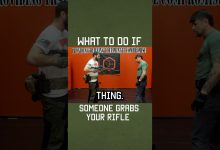 What to do if someone grabs your rifle! #shorts #selfdefense #rifle #military #lawenforcement
