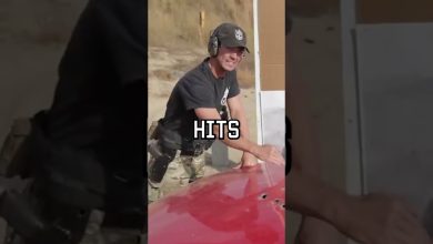 Ever wonder how bullets bounce off cars? #shorts #car #military #selfdefense
