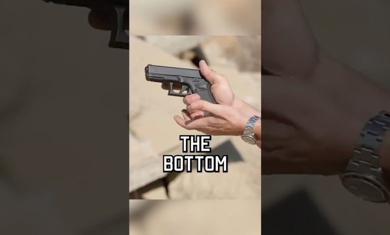 Is this the proper way to hold a pistol? #shorts #military #tips