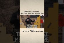 Drawing From The Holster Against Assailant #shorts #selfdefense #military #lawenforcement