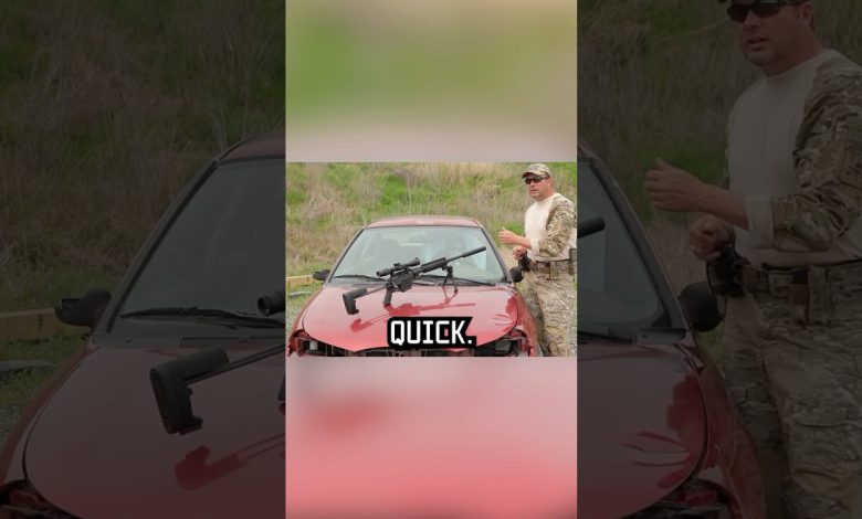 How Snipers Shoot Into Windshields #sniping #shorts #military #specialforces