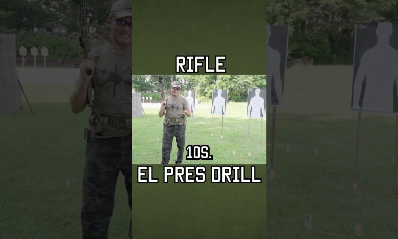 The Rifle “El Pres” Drill #shorts #military #training