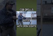 CQB Drills for Iron Sights #shorts #military #specialforces