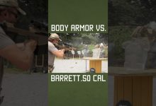 Body Armor vs. Barrett .50 Cal #shorts #military