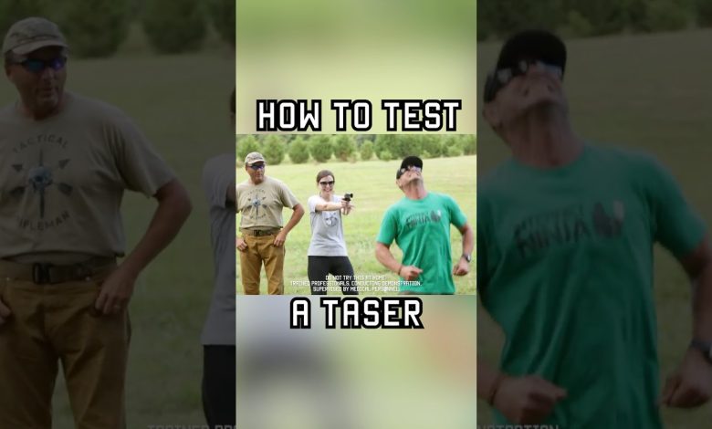 How To Test A Taser: Use a #navyseal