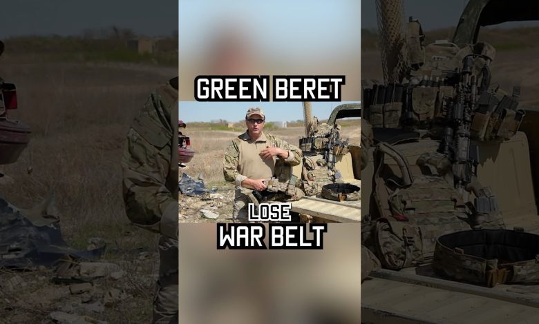 What’s in a Green Beret War Belt? #shorts #military #specialforces