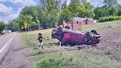 Toddler Escapes Rollover Crash After Mom’s Police Chase