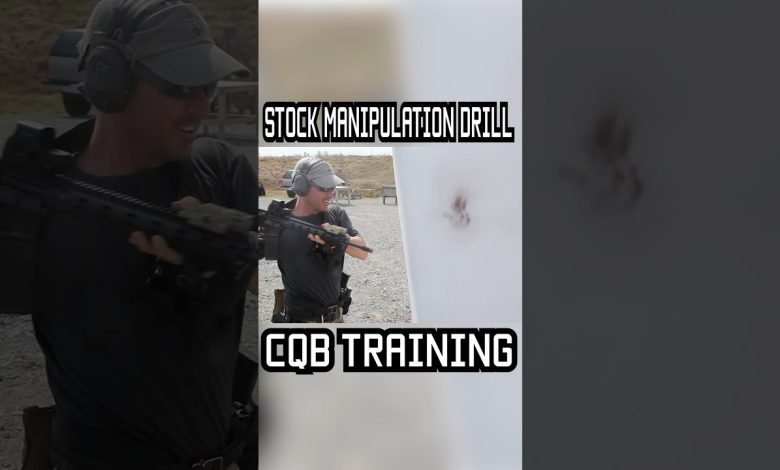 Stock Manipulation Drill: CQB TRAINING #shorts #military