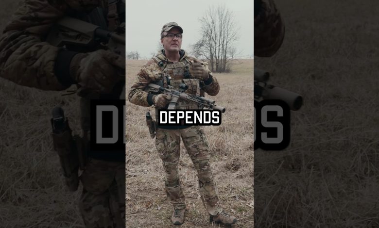 Opinion: Switch To Rifle, or Reload Your Pistol? #shorts #specialforces #army #military