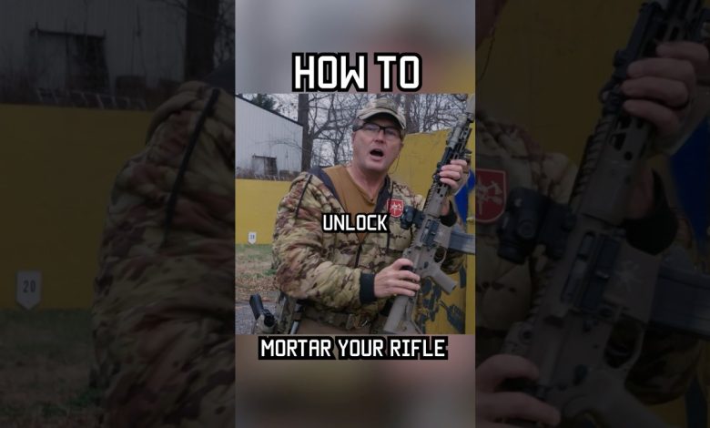 How to “Mortar” your rifle #shorts #military #tips #specialforces