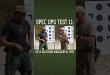 Spec Ops Test 11: Rifle Switching Shoulders El Prez #shorts #military #army #lawenforcement