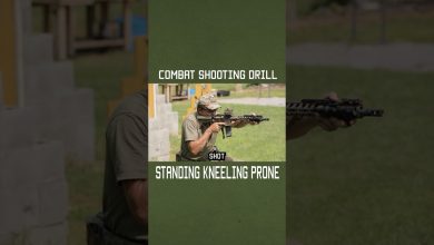 Combat Shooting Drill: Standing Kneeling Prone #shorts #specialforces #greenberet