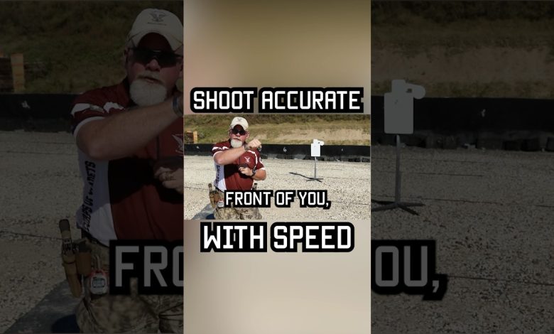 Shooting Your Pistol Accurately With Speed Made Easy #shorts #tips #military #lawenforcement