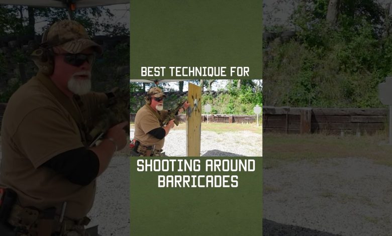 Best Technique for Shooting Around Barricades #shorts #military #lawenforcement #tips #training