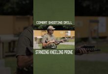 Combat Shooting Drill: Standing Kneeling Prone #shorts #specialforces #military #army
