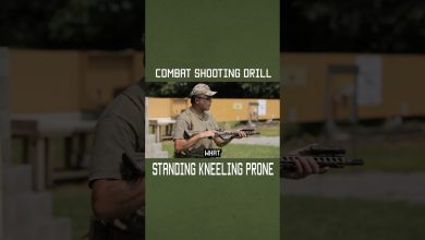 Combat Shooting Drill: Standing Kneeling Prone #shorts #specialforces #military #army