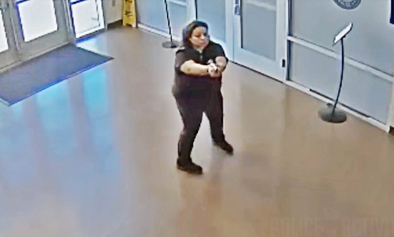 Woman Pulls Gun Inside Police Station Lobby