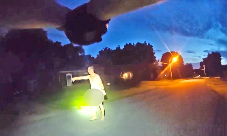 Officer Fires On Naked Unarmed Man Walking Toward Him
