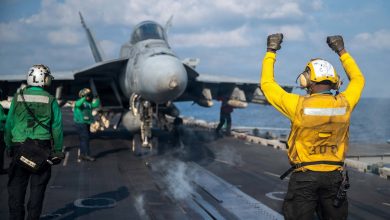 US Navy F/A-18 Super Hornet strikes, disables oil tanker in Gulf of Oman