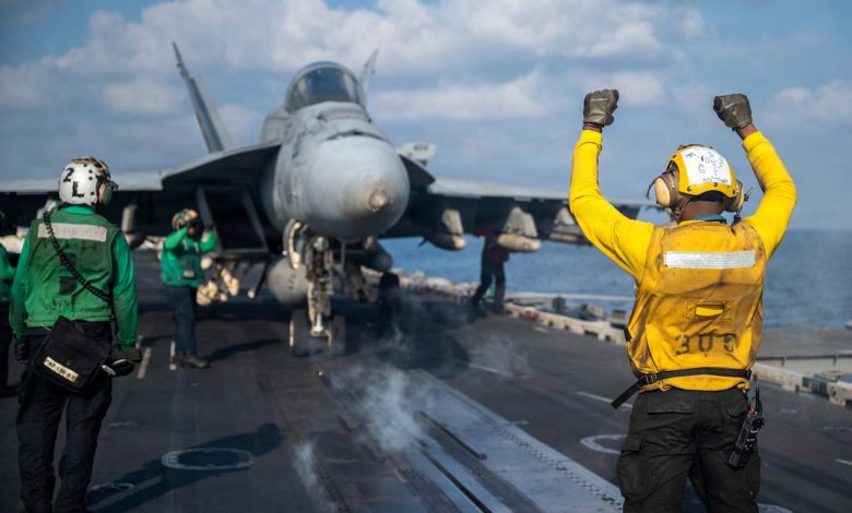 US Navy F/A-18 Super Hornet strikes, disables oil tanker in Gulf of Oman