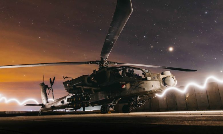 US soldiers rescued after Apache helicopter goes down near the coast of Oman