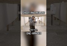 Shoot and Reload One-Handed #shorts #military #tips