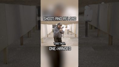 Shoot and Reload One-Handed #shorts #military #tips