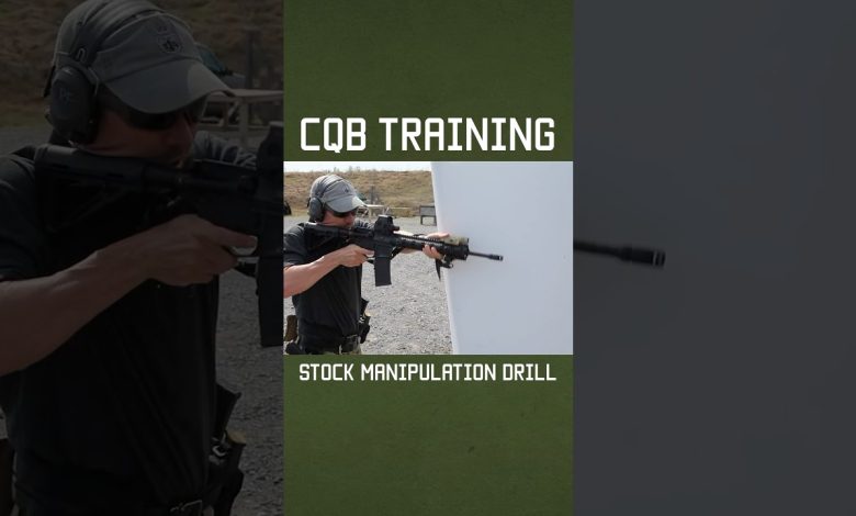 CQB Training: Stock Manipulation Drill #shorts #specialforces