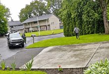 Officer Shoots Suspected Intruder Armed With Knife